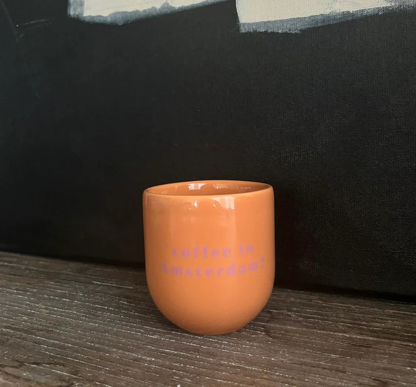 coffee in amsterdam mok oranje