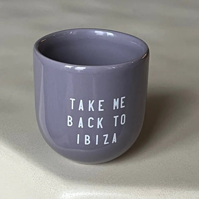 ibiza koffiemok paars