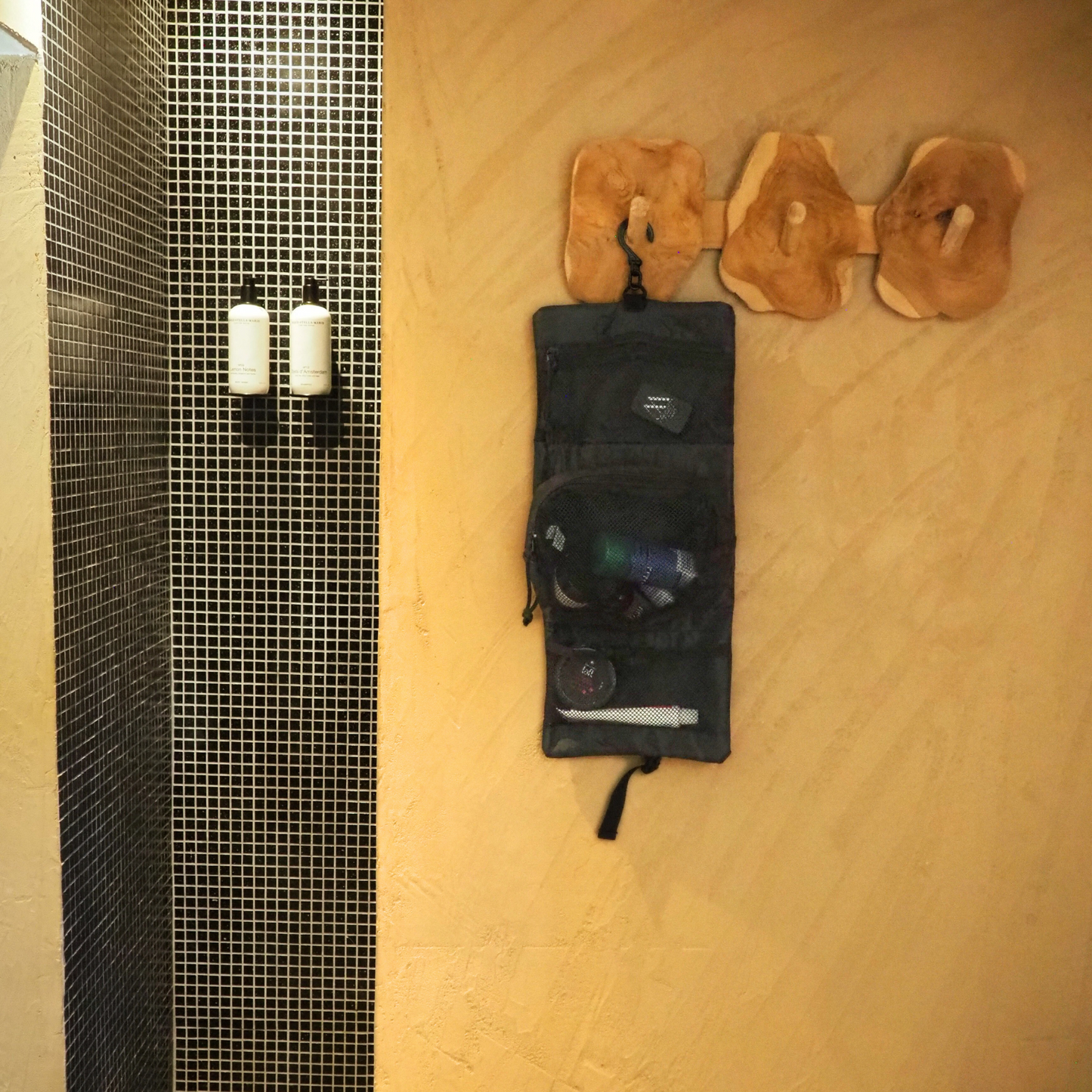 Hangende toilettas | Zwart