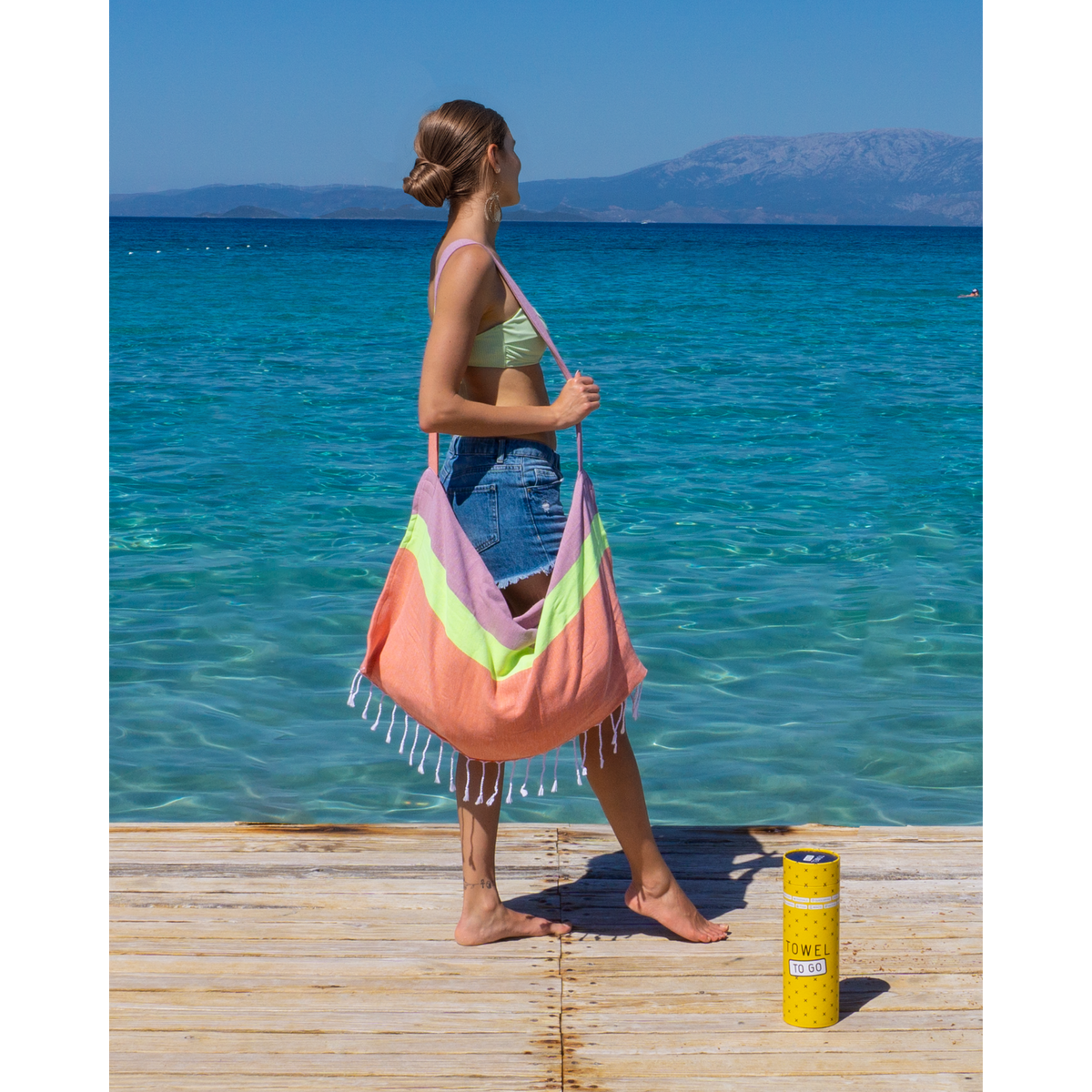 Sfeerbeeld 2-in-1 strandtas