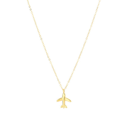 Vliegtuigketting goud, close-up