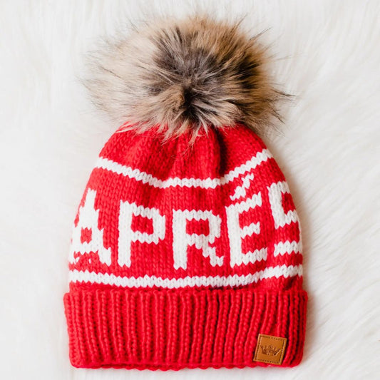 Après-ski muts rood