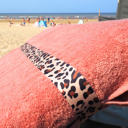 Handdoek elastiek | Luipaard