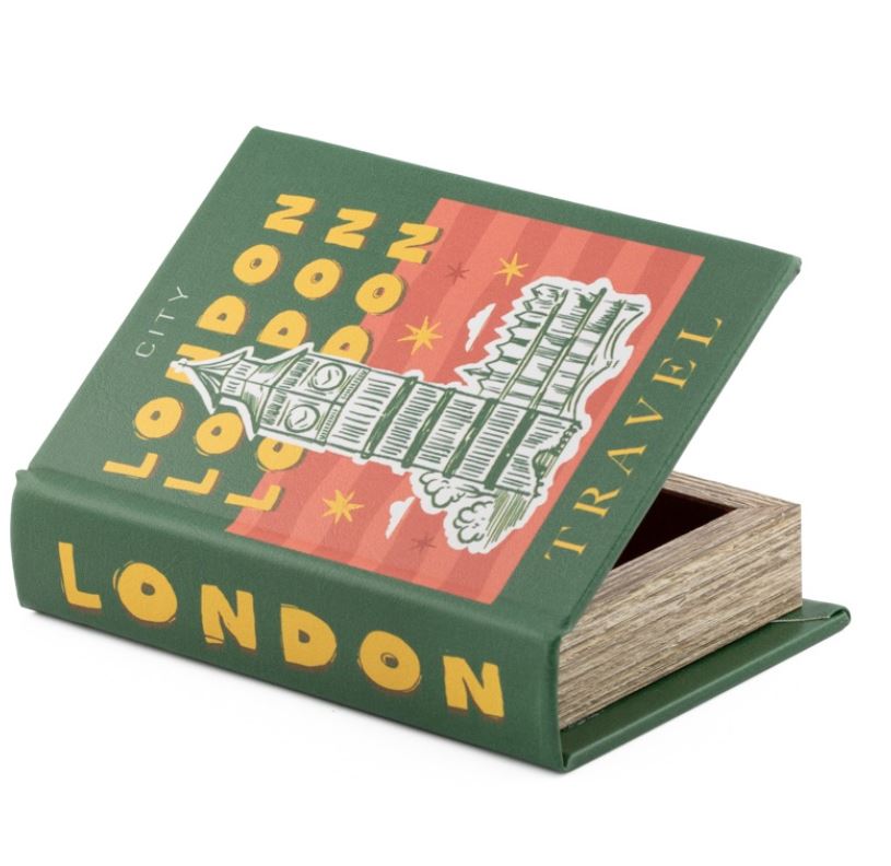 opbergboek londen groen open
