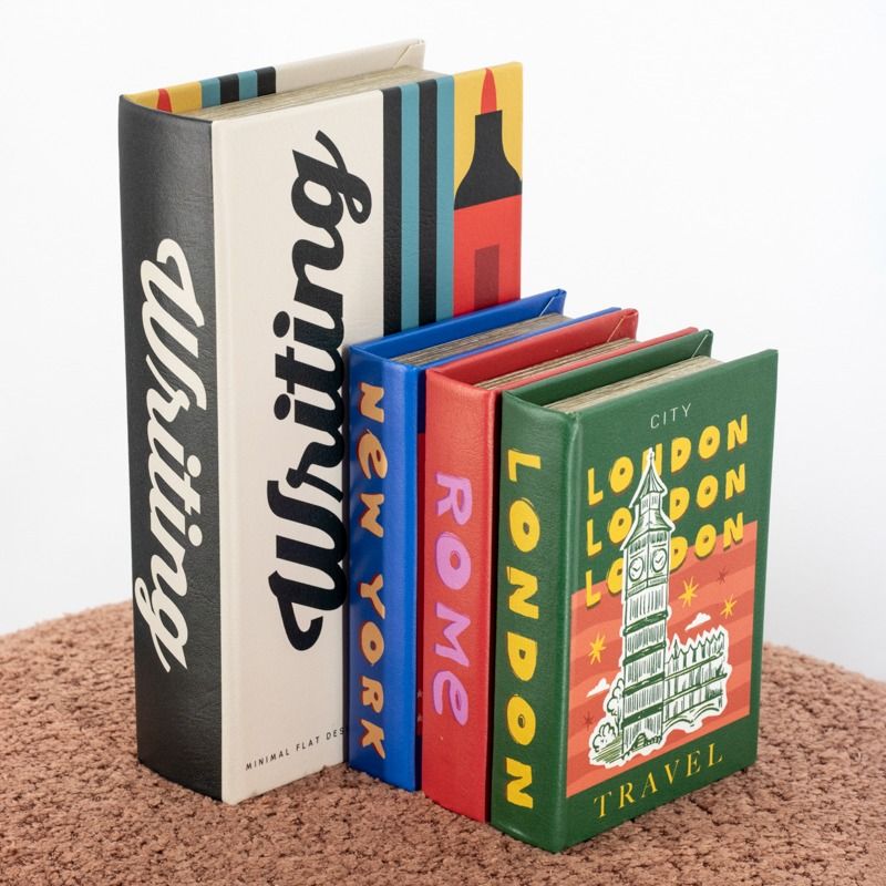 Opbergboeken steden New York, Rome en Londen