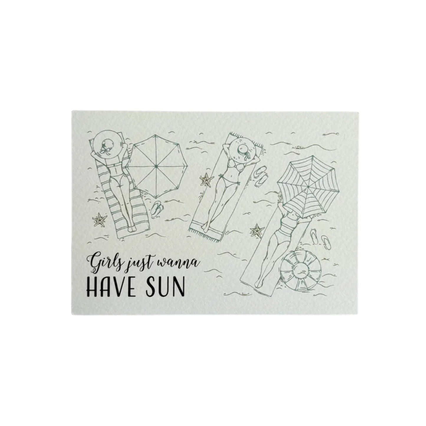 Wanna have sun | Wenskaart